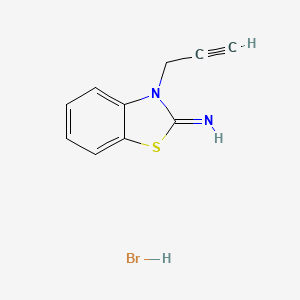 3-(prop-2-yn-1-yl)benzo[d]thiazol-2(3H)-imine hydrobromide