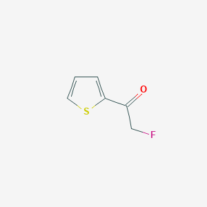 molecular formula C6H5FOS B3132539 2-(Fluoroacetyl)thiophene CAS No. 371754-93-7