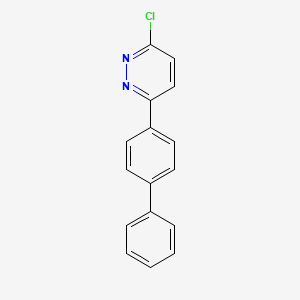 molecular formula C16H11ClN2 B3132775 3-Chloro-6-(4-phenylphenyl)pyridazine CAS No. 377047-49-9