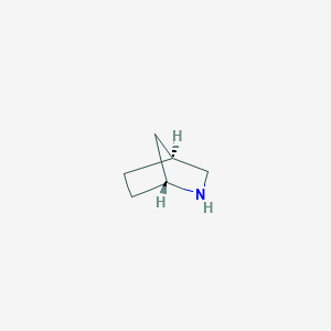 molecular formula C6H11N B3132902 (1R,4S)-2-azabicyclo[2.2.1]heptane CAS No. 380228-01-3