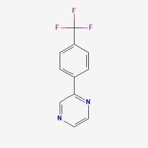 B3132938 2-(4-(Trifluoromethyl)phenyl)pyrazine CAS No. 380626-88-0