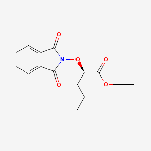 (R)-tert-Butyl 2-(1,3-dioxoisoindolin-2-yloxy)-4-methylpentanoate