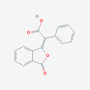 molecular formula C16H10O4 B031330 2-(3-Oxo-2-benzofuran-1-ylidene)-2-phenylacetic acid CAS No. 61658-91-1