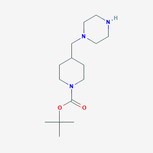 Tert-butyl 4-(piperazin-1-ylmethyl)piperidine-1-carboxylate