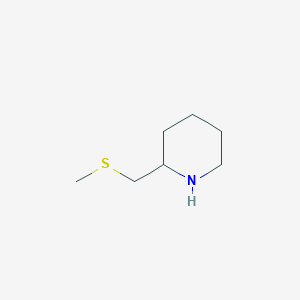 2-[(Methylsulfanyl)methyl]piperidine