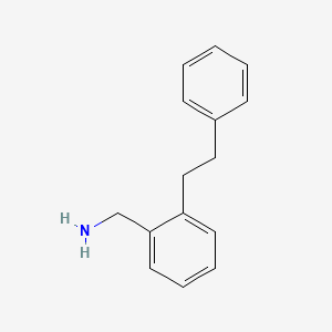 Benzenemethanamine, 2-(2-phenylethyl)-
