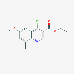 Ethyl 4-chloro-6-methoxy-8-methylquinoline-3-carboxylate