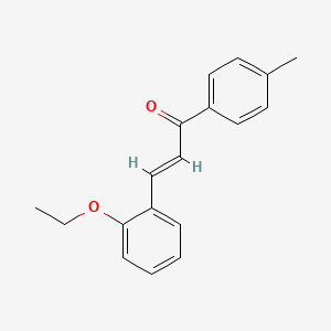 molecular formula C18H18O2 B3133459 2-Ethoxy-4'-methylchalcone CAS No. 39059-94-4
