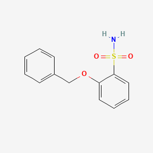 molecular formula C13H13NO3S B3133474 2-(Benzyloxy)benzene-1-sulfonamide CAS No. 39082-29-6
