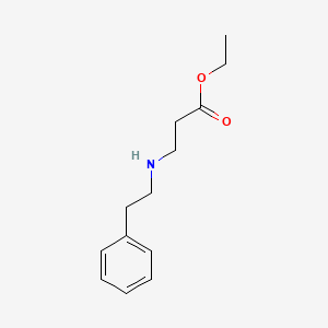 Ethyl 3-[(2-phenylethyl)amino]propanoate