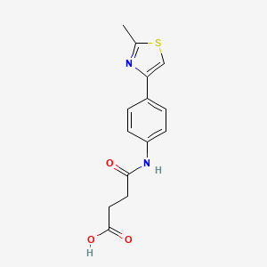 N-[4-(2-Methyl-thiazol-4-yl)-phenyl]-succinamic acid