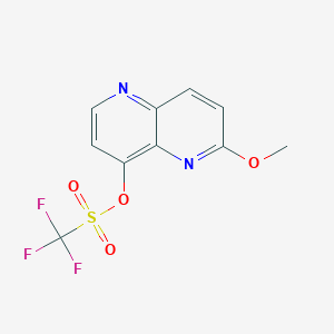 6-Methoxy-1,5-naphthyridin-4-yl trifluoromethanesulfonate
