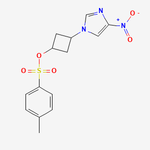(1S,3S)-3-(4-nitro-1H-imidazol-1-yl)cyclobutyl 4-methylbenzenesulfonate