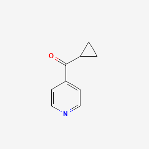 molecular formula C9H9NO B3133641 Cyclopropyl(pyridin-4-yl)methanone CAS No. 39512-48-6