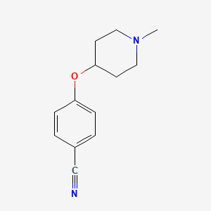 4-(1-Methylpiperidin-4-yloxy)benzonitrile