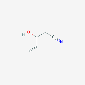 molecular formula C5-H7-N-O B031337 1-Cyano-2-hydroxy-3-butene CAS No. 27451-36-1