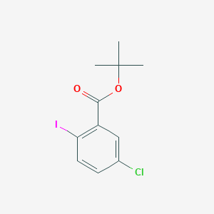 molecular formula C11H12ClIO2 B3133706 Tert-butyl 5-chloro-2-iodobenzoate CAS No. 397329-54-3