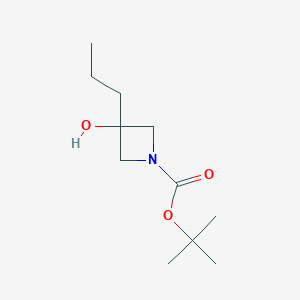 Tert-butyl 3-hydroxy-3-propylazetidine-1-carboxylate