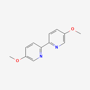 molecular formula C12H12N2O2 B3133778 5,5'-Dimethoxy-2,2'-bipyridine CAS No. 39858-87-2