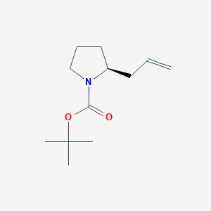 1-Pyrrolidinecarboxylic acid, 2-(2-propenyl)-, 1,1-dimethylethyl ester,(2S)-