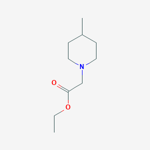 molecular formula C10H19NO2 B3133816 Ethyl (4-methylpiperidin-1-yl)acetate CAS No. 39981-81-2