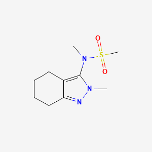 N-methyl-N-(2-methyl-4,5,6,7-tetrahydro-2H-indazol-3-yl)methanesulfonamide