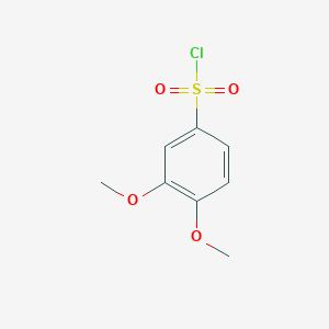 molecular formula C8H9ClO4S B031341 3,4-Dimethoxybenzenesulfonyl chloride CAS No. 23095-31-0