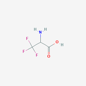 molecular formula C3H4F3NO2 B031342 3,3,3-Trifluoroalanine CAS No. 17463-43-3