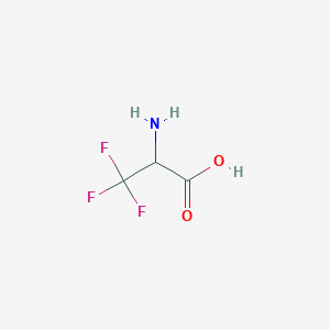 molecular formula C3H4F3NO2 B031342 3,3,3-Trifluoro-DL-alanine CAS No. 17463-43-3