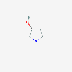 molecular formula C5H11NO B031351 (3R)-1-methylpyrrolidin-3-ol CAS No. 104641-60-3