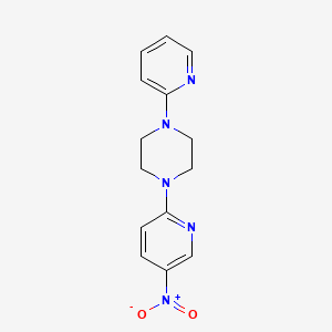 1-(5-Nitro-2-pyridinyl)-4-(2-pyridinyl)piperazine