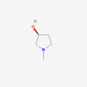 molecular formula C5H11NO B031354 (S)-(+)-1-甲基-3-吡咯烷醇 CAS No. 104641-59-0