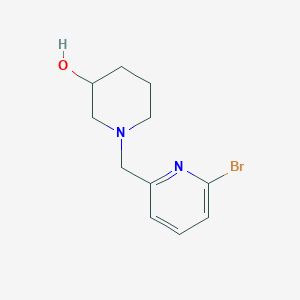 1-[(6-Bromopyridin-2-yl)methyl]piperidin-3-ol