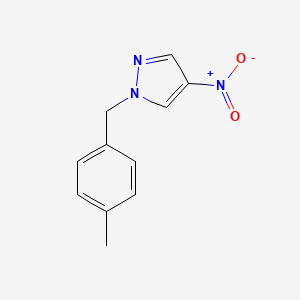 molecular formula C11H11N3O2 B3135445 1-(4-methylbenzyl)-4-nitro-1H-pyrazole CAS No. 400877-60-3