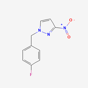 1-(4-fluorobenzyl)-3-nitro-1H-pyrazole
