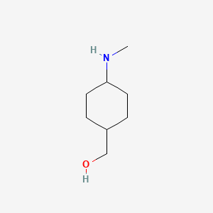 molecular formula C8H17NO B3135459 [4-(Methylamino)cyclohexyl]methanol CAS No. 400898-77-3