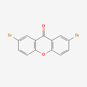 molecular formula C13H6Br2O2 B3135466 2,7-dibromo-9H-xanthen-9-one CAS No. 40102-85-0