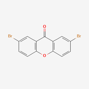 molecular formula C13H6Br2O2 B3135466 2,7-Dibromoxanthone CAS No. 40102-85-0
