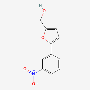 molecular formula C11H9NO4 B3135469 [5-(3-Nitrophenyl)furan-2-yl]methanol CAS No. 40105-91-7