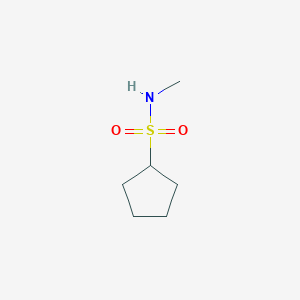molecular formula C6H13NO2S B3135521 N-methylcyclopentanesulfonamide CAS No. 401583-58-2