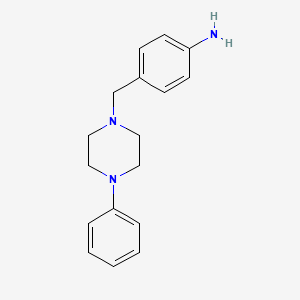 4-[(4-Phenylpiperazin-1-YL)methyl]aniline