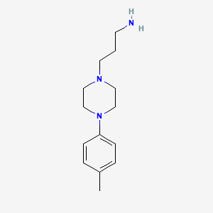 {3-[4-(4-Methylphenyl)piperazin-1-yl]propyl}amine