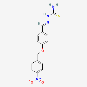4-(4-Nitrobenzyloxy)benzaldehyde thiosemicarbazide