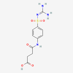 4-{[4-(Carbamimidoylsulfamoyl)phenyl]amino}-4-oxobutanoic acid