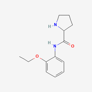 molecular formula C13H18N2O2 B3135683 N-(2-Ethoxyphenyl)pyrrolidine-2-carboxamide CAS No. 403479-00-5