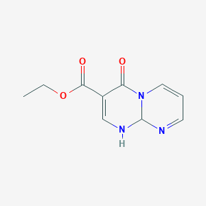 molecular formula C10H11N3O3 B3135870 ethyl 4-oxo-4,9a-dihydro-1H-pyrimido[1,2-a]pyrimidine-3-carboxylate CAS No. 40519-95-7