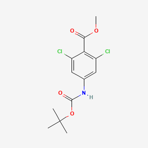 Methyl 4-((tert-butoxycarbonyl)amino)-2,6-dichlorobenzoate