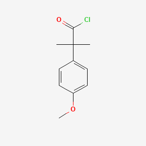 2-(4-Methoxyphenyl)-2-methylpropanoyl chloride