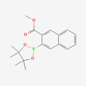 Methyl-3-(4,4,5,5-tetramethyl-1,3,2-dioxaborolan-2-yl)-2-naphthoate