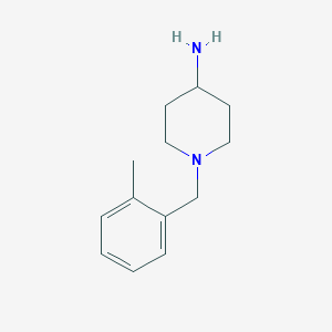 1-[(2-Methylphenyl)methyl]piperidin-4-amine